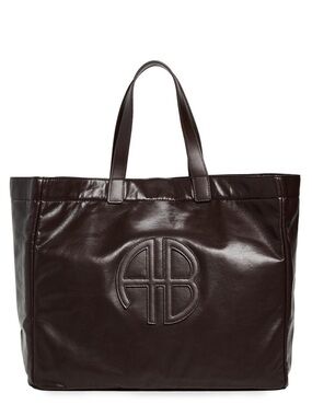 Anine Bing Large Rio Tote Brown